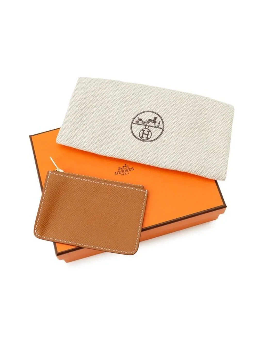 Hermes Wallet Constance Slim Gold Epsom